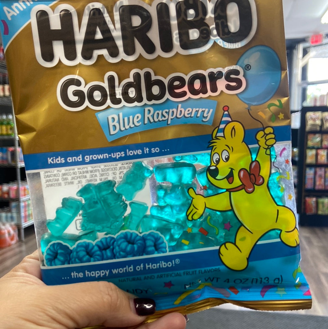 Haribo Blue Raspbery Gummy Bears (USA)