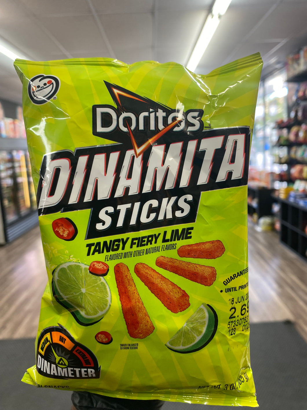 Doritos Dinamita Sticks Tangy Fiery Lime(USA)