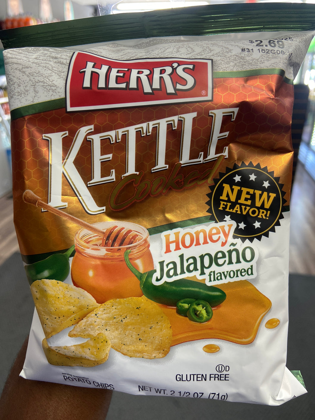 Herr’s Kettle Cooked Honey Jalapeño Chips (USA)