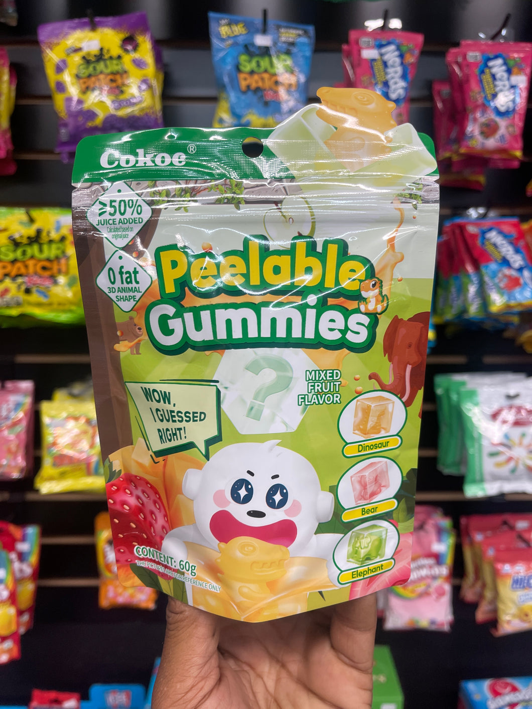 Mystery Peelable Gummies Mixed Fruit (China)