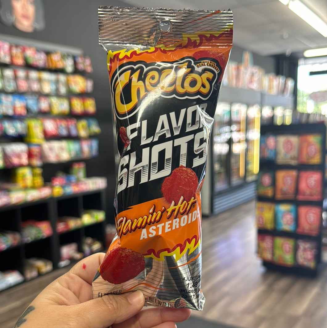 Cheetos Flavor Shots Flamin’ Hot Asteroids (USA)