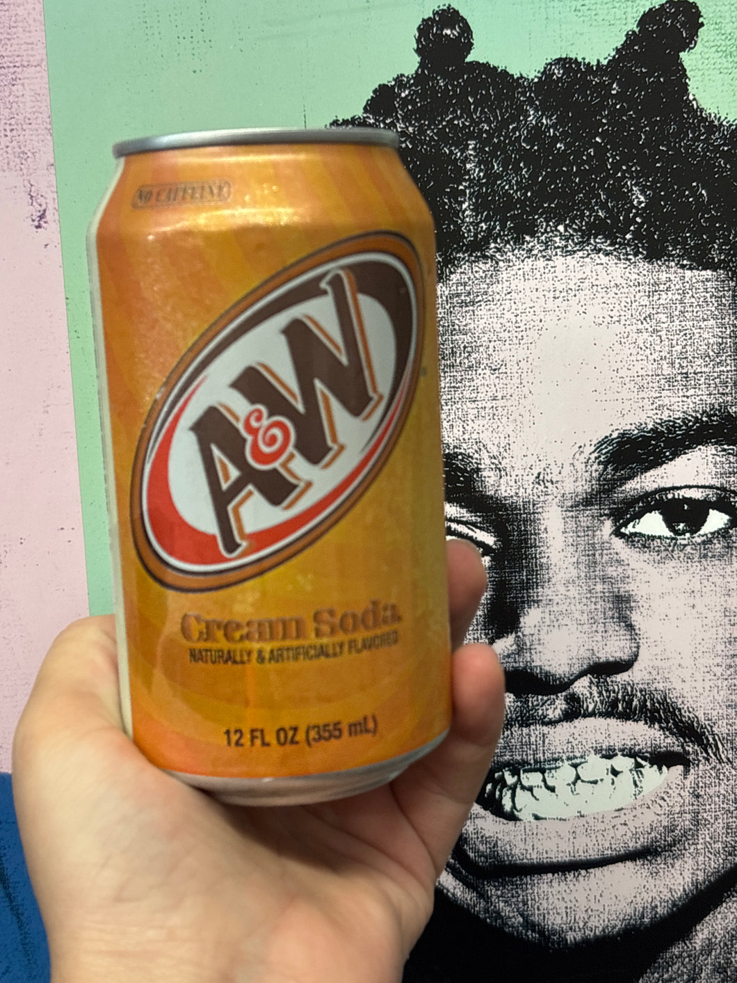 A&W Cream Soda Can (USA)