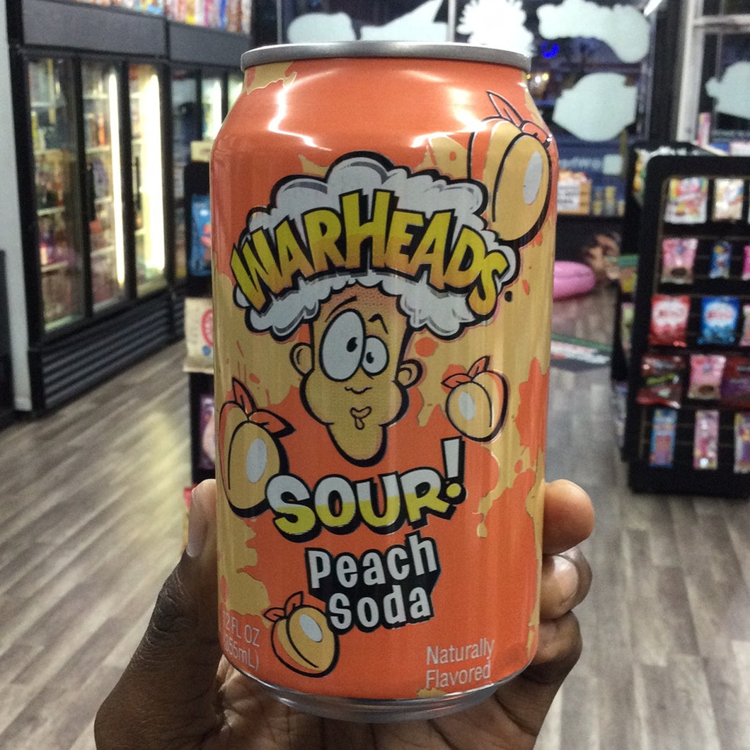 Warheads Sour Peach Soda (USA