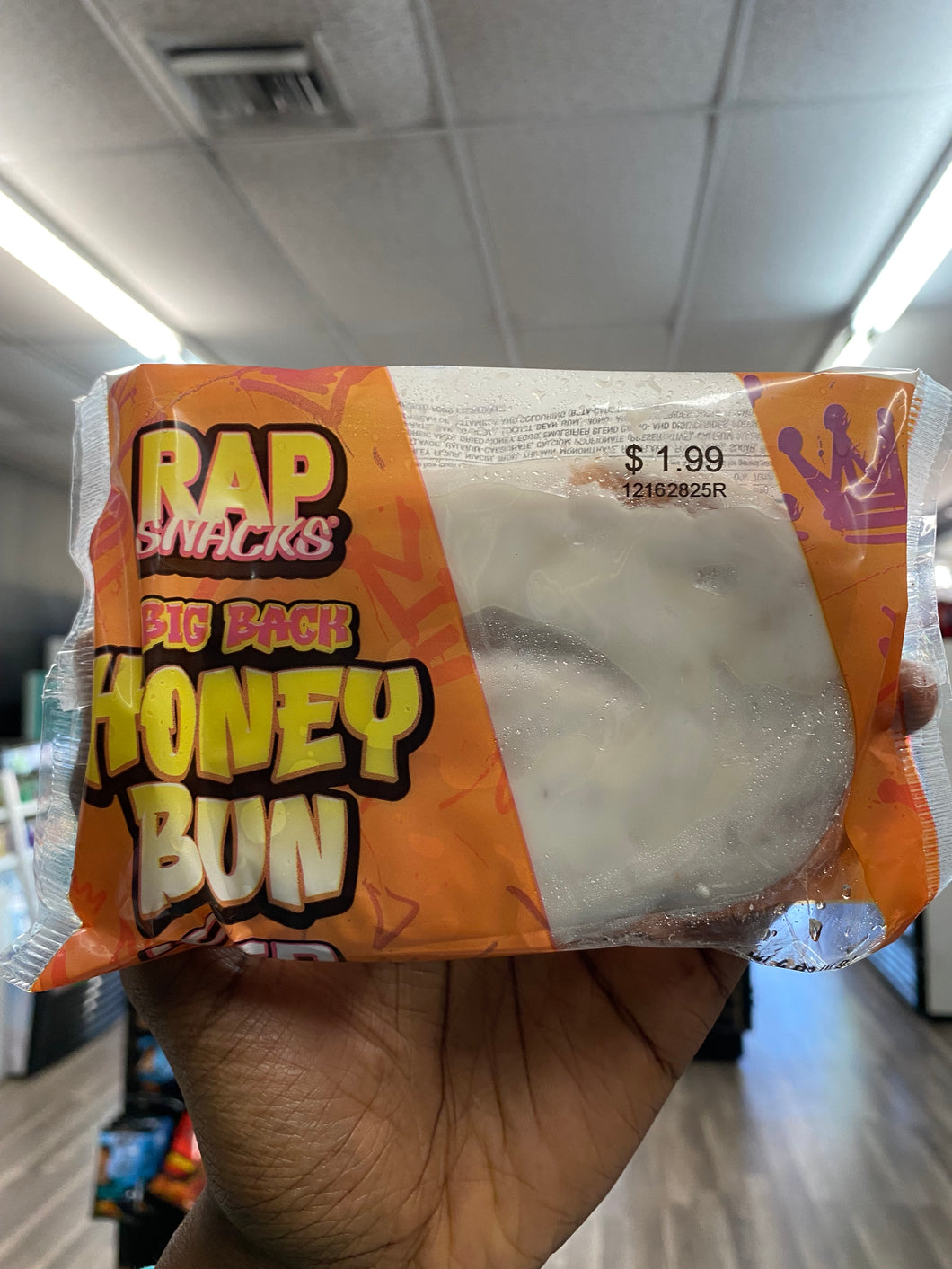 MRap Snacks Big Back Honey Bun Iced(USA)