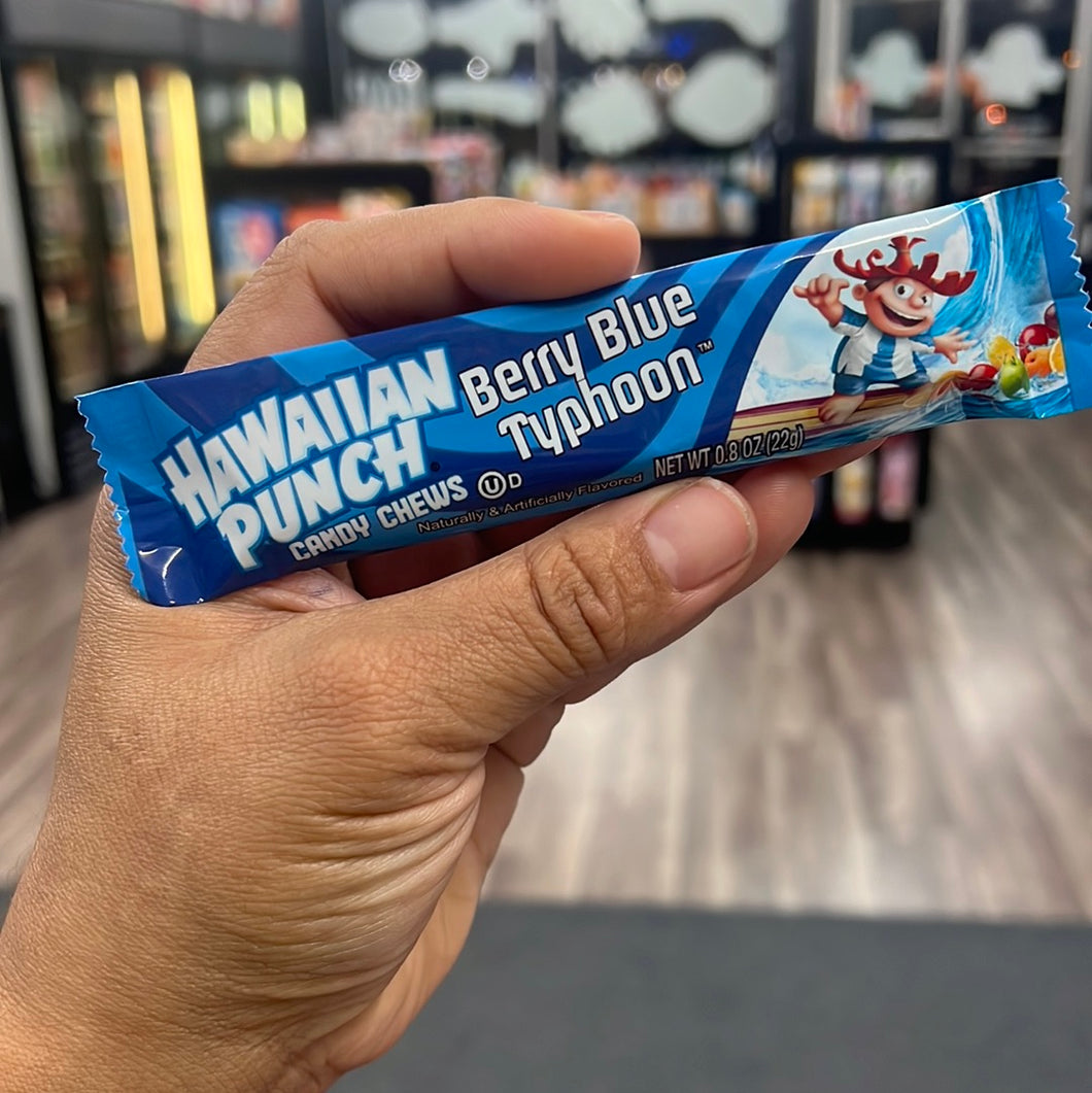 Hawaiian berry blue typhoon candy chews (USA)