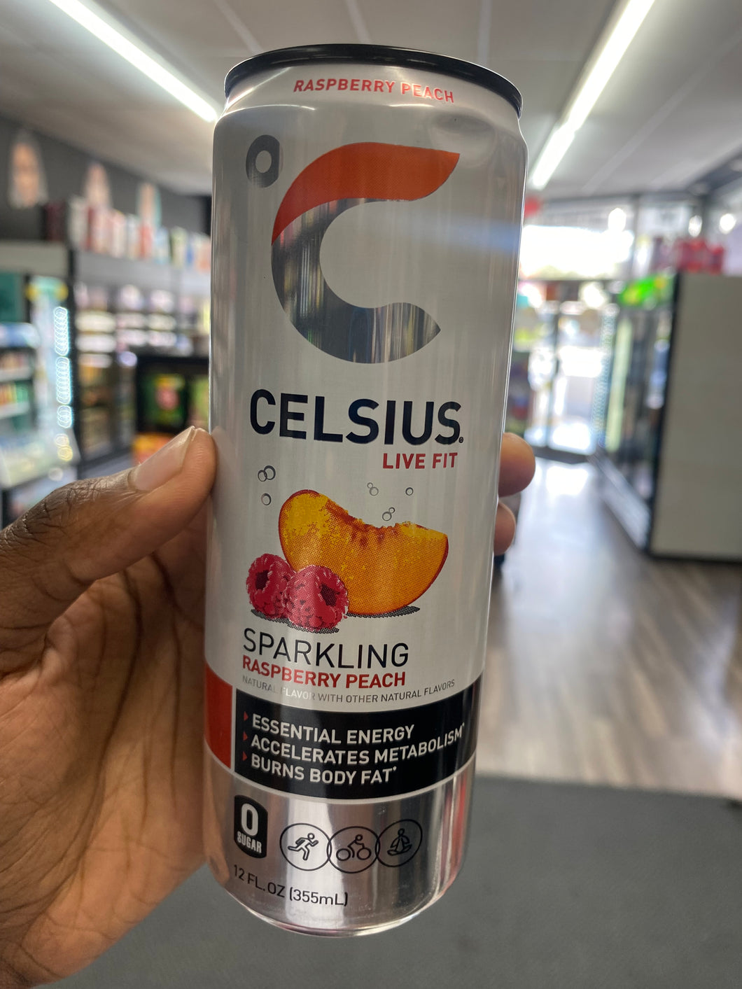 Celsius Sparkling Strawberry Peach(USA)