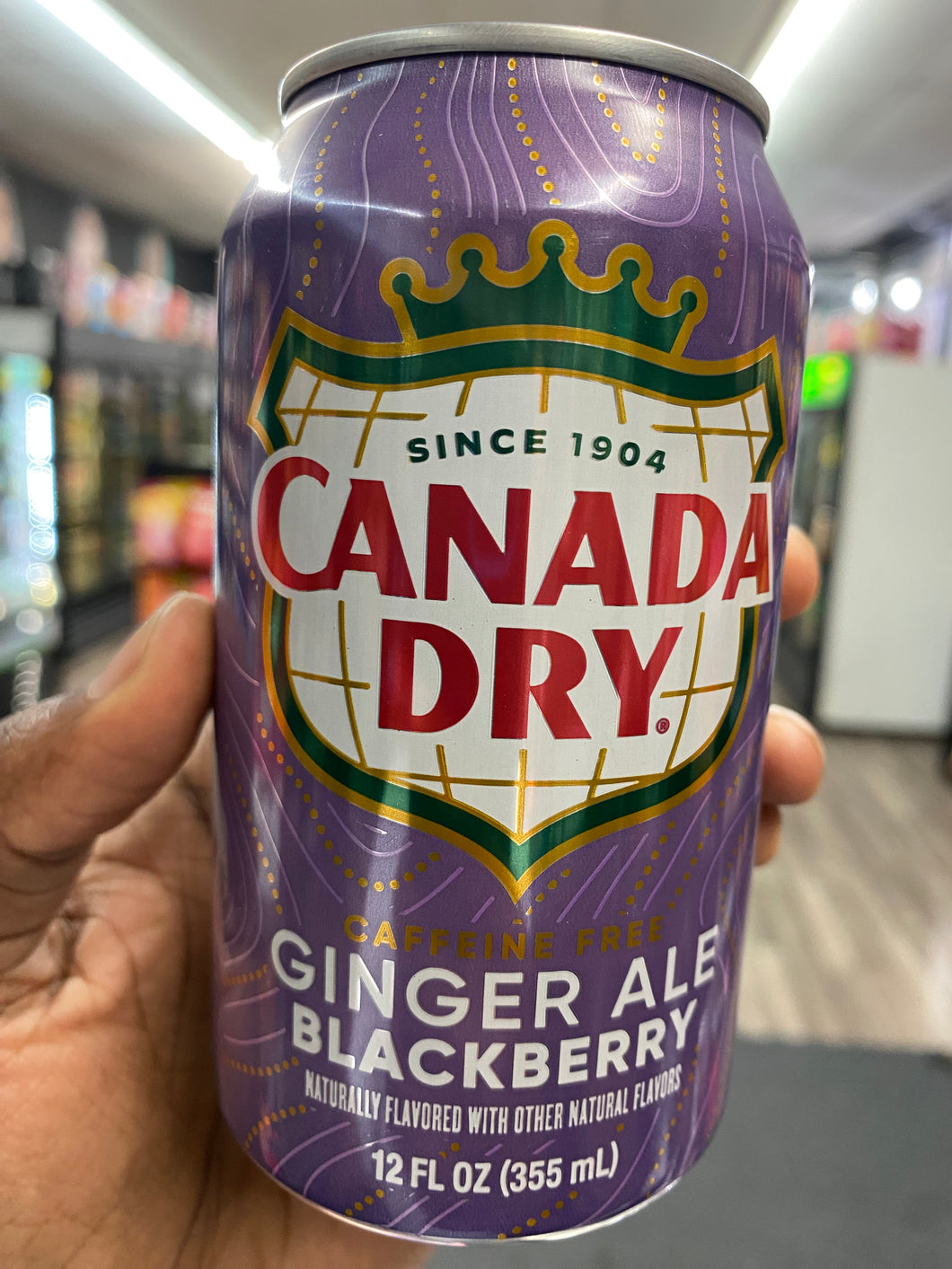 Canada Dry Ginger Ale Blackberry Can (USA)