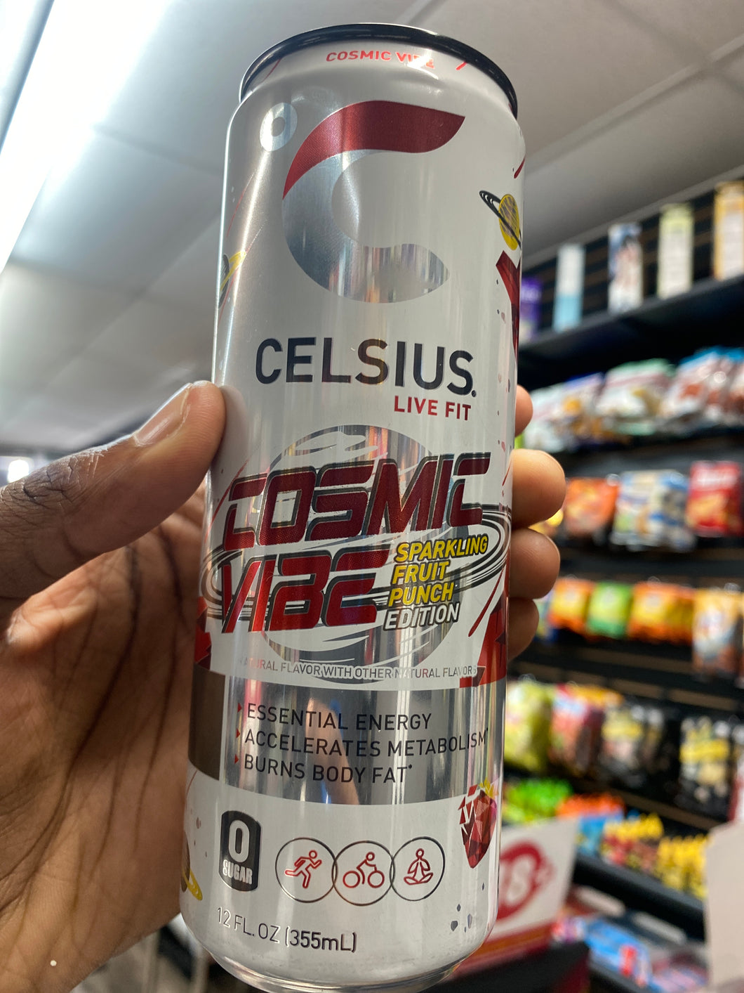 Celsius Cosmic Vibe Fruit Punch (USA)