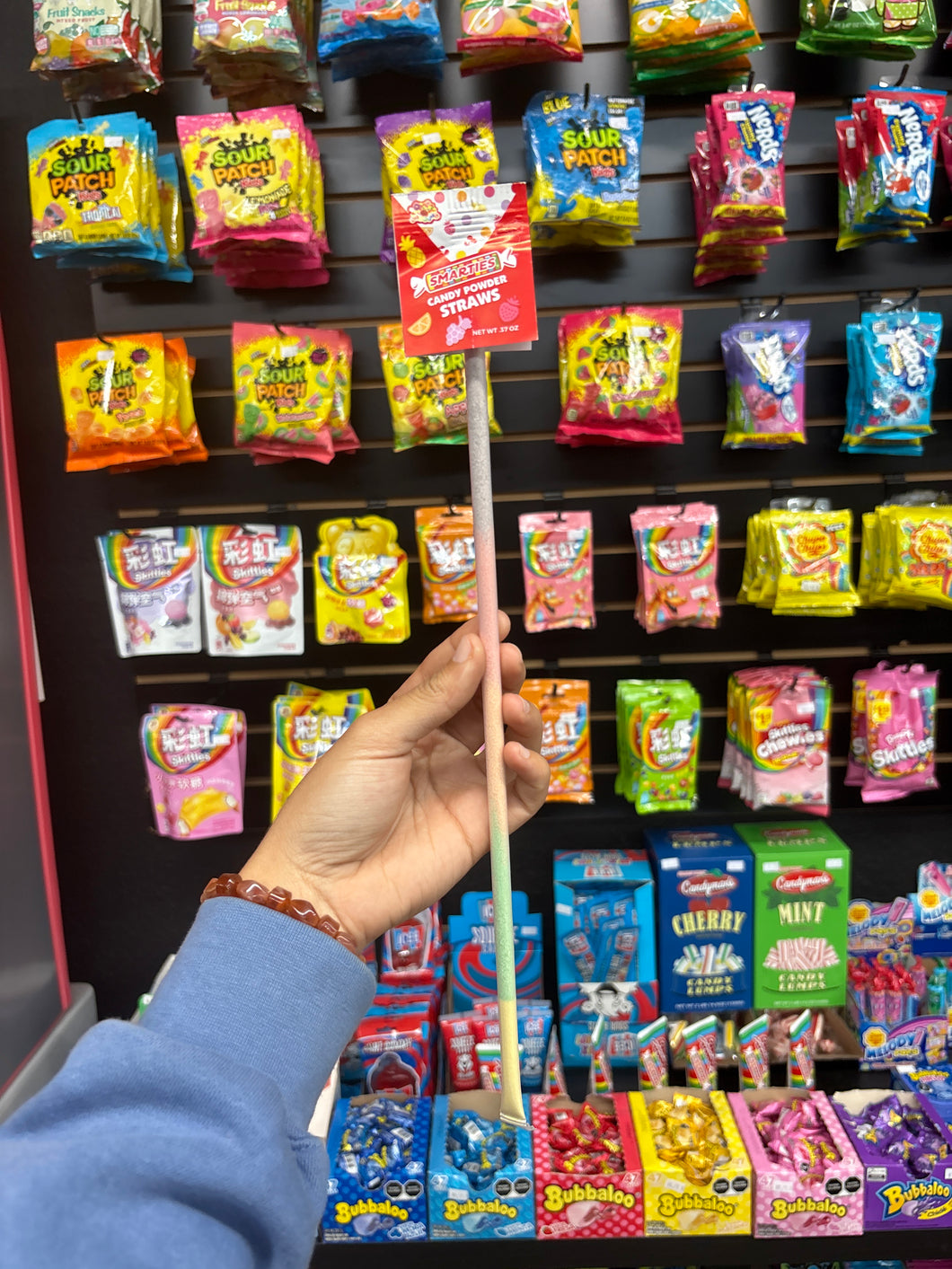 Smarties Candy Powder Straws (USA)