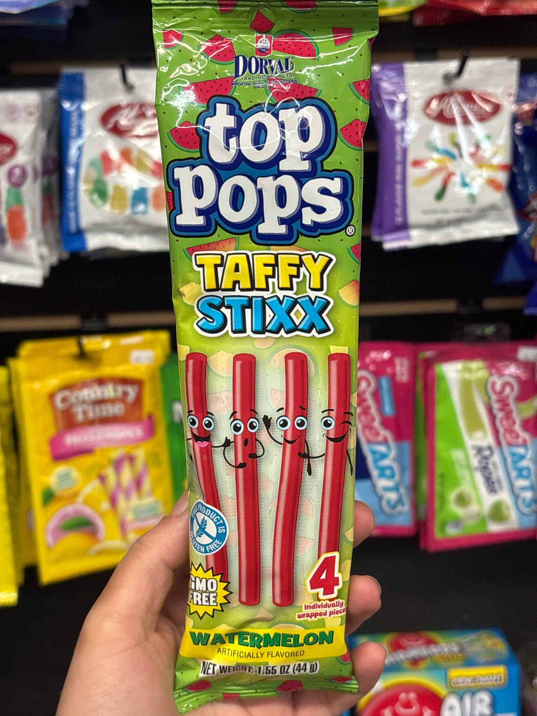 Top Pops Taffy Stixx Watermelon (Mexico)