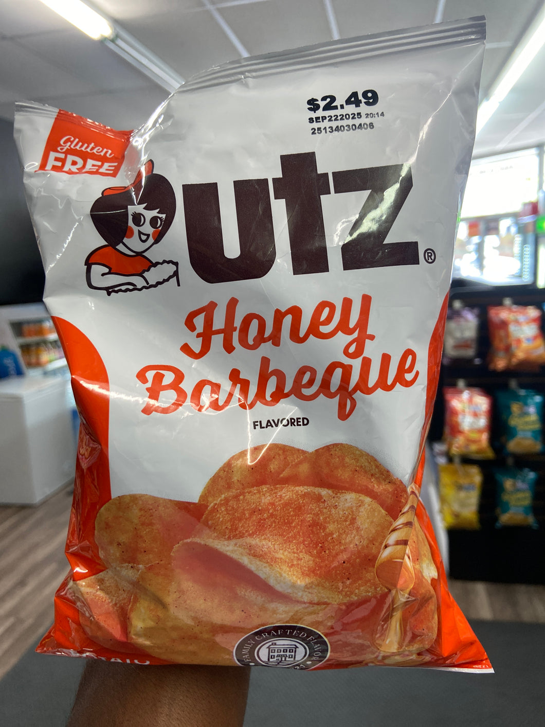 Utz Honey Barbecue Chips(USA)