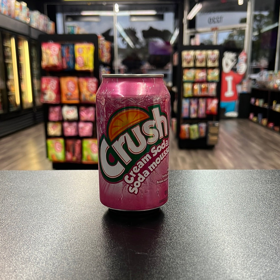 Crush Pink Cream Soda Can (Canada)