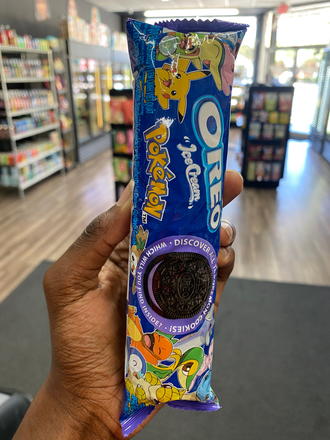 Pokémon Blueberry Ice Cream Oreo(Dubai)