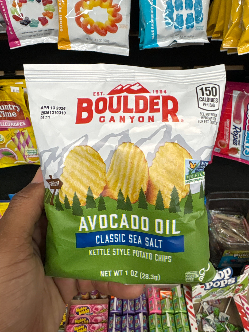 Boulder Canyon Classic Sea Salt kettle chips( USA)