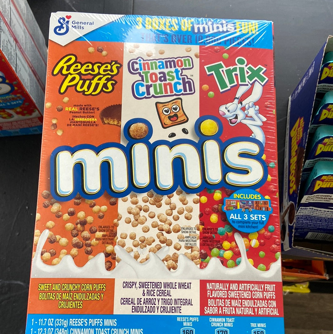 Minis Cereal 3 Pack(USA)