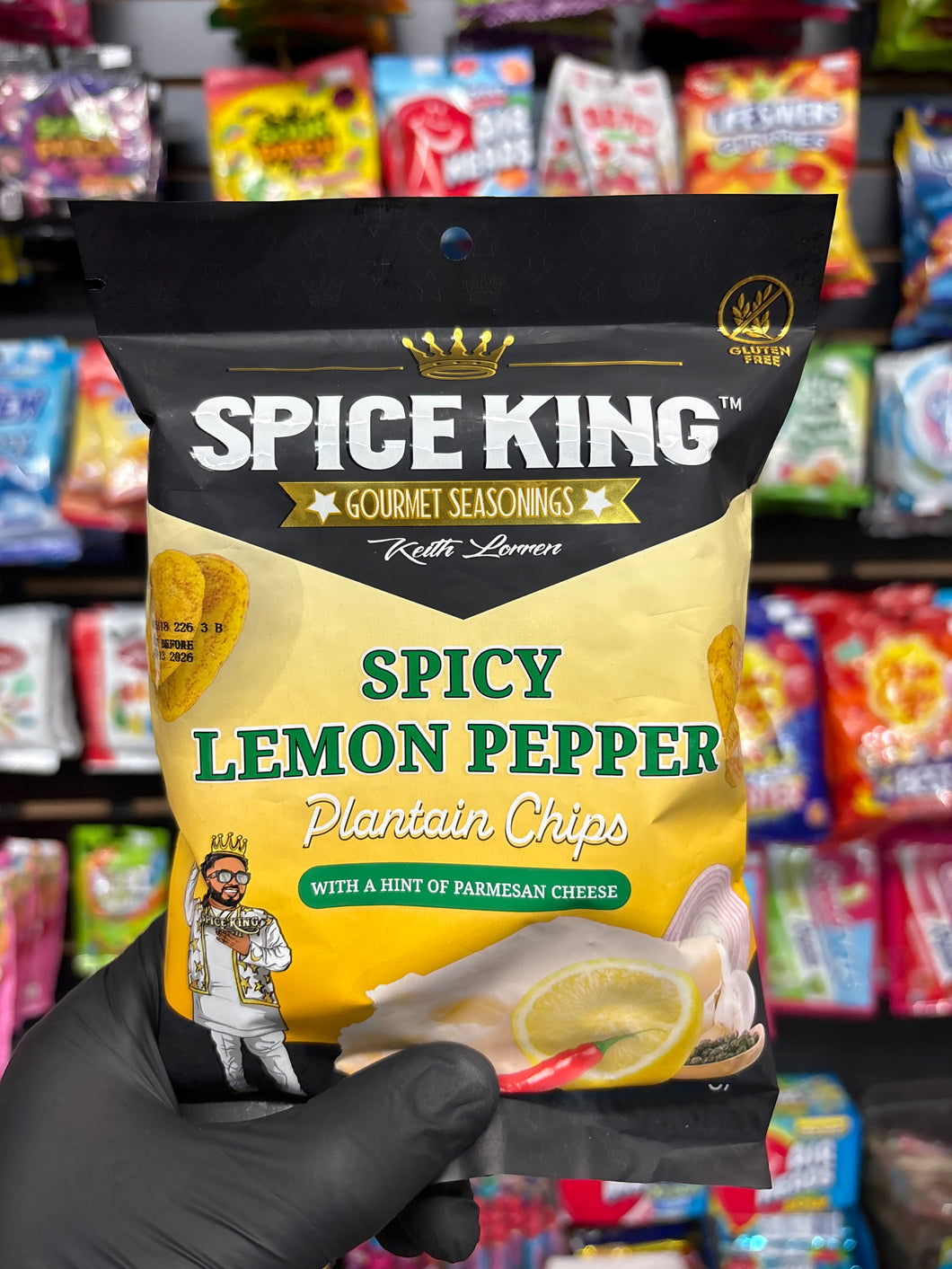 Spice King Spicy Lemon Pepper Plantain Chips (Ecuador)