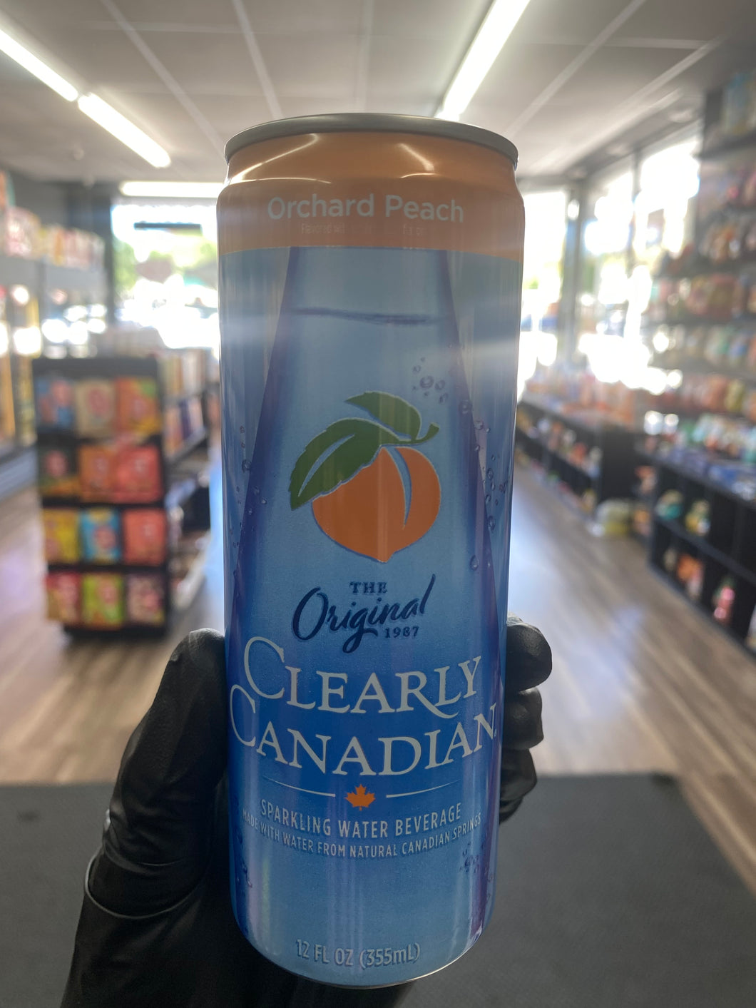 Original Clearly Canadian Orchard Peach Can (Canada)