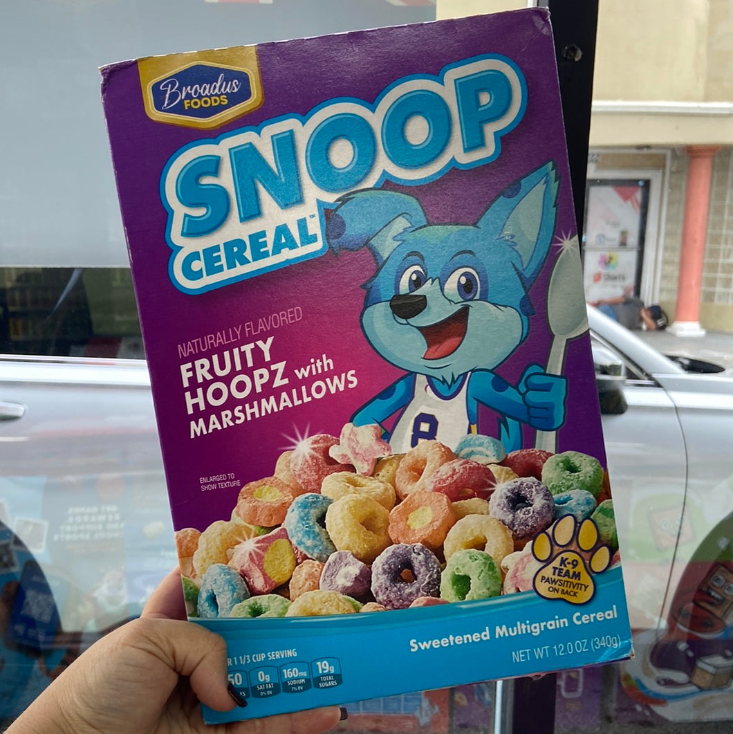 Snoop Cereal Fruity Hoopz Marshmallows (USA)