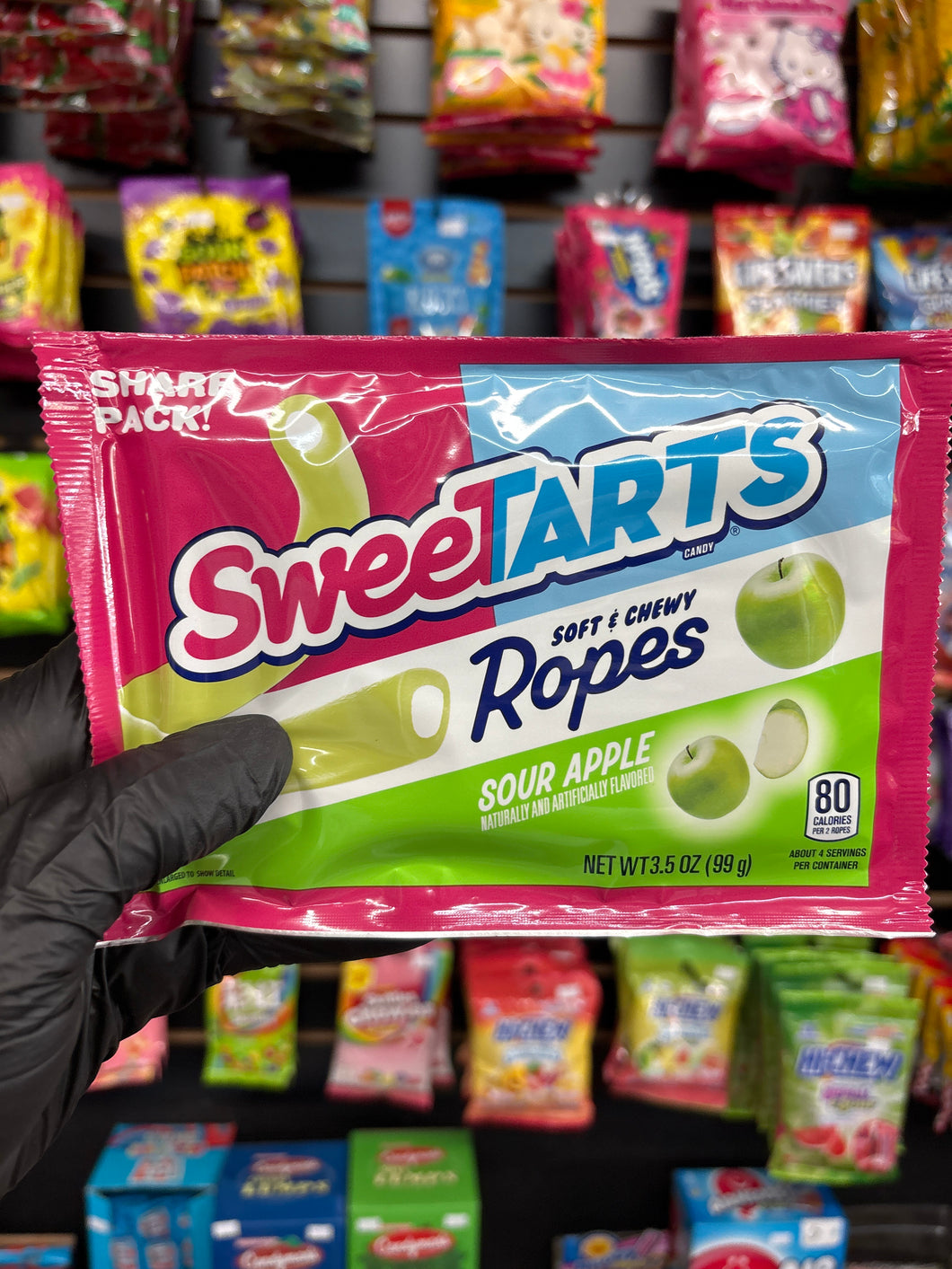Sweet Tarts Sour Apple Ropes (Mexico)