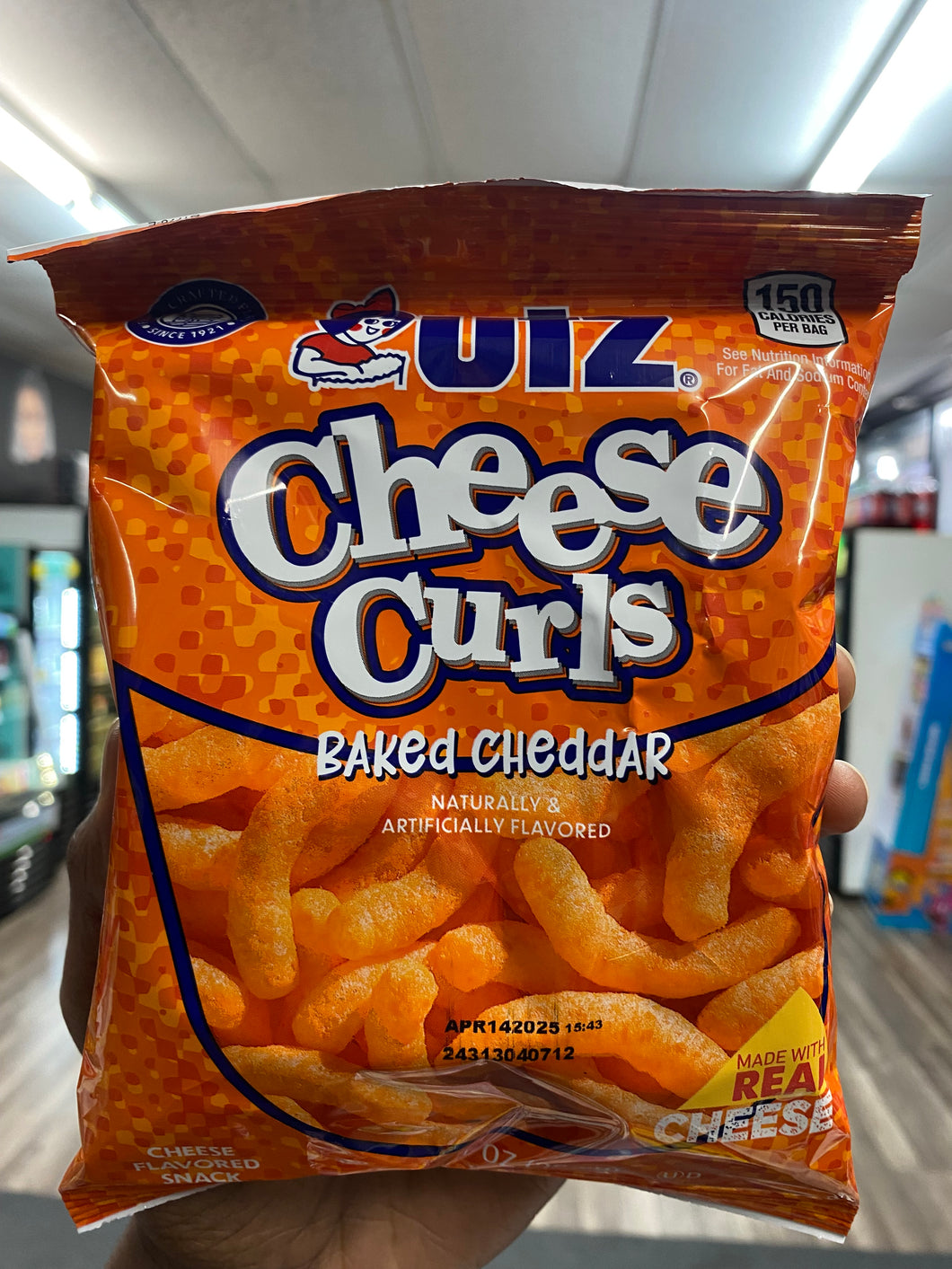 Utz Cheese Curls Baked Cheddar (USA)