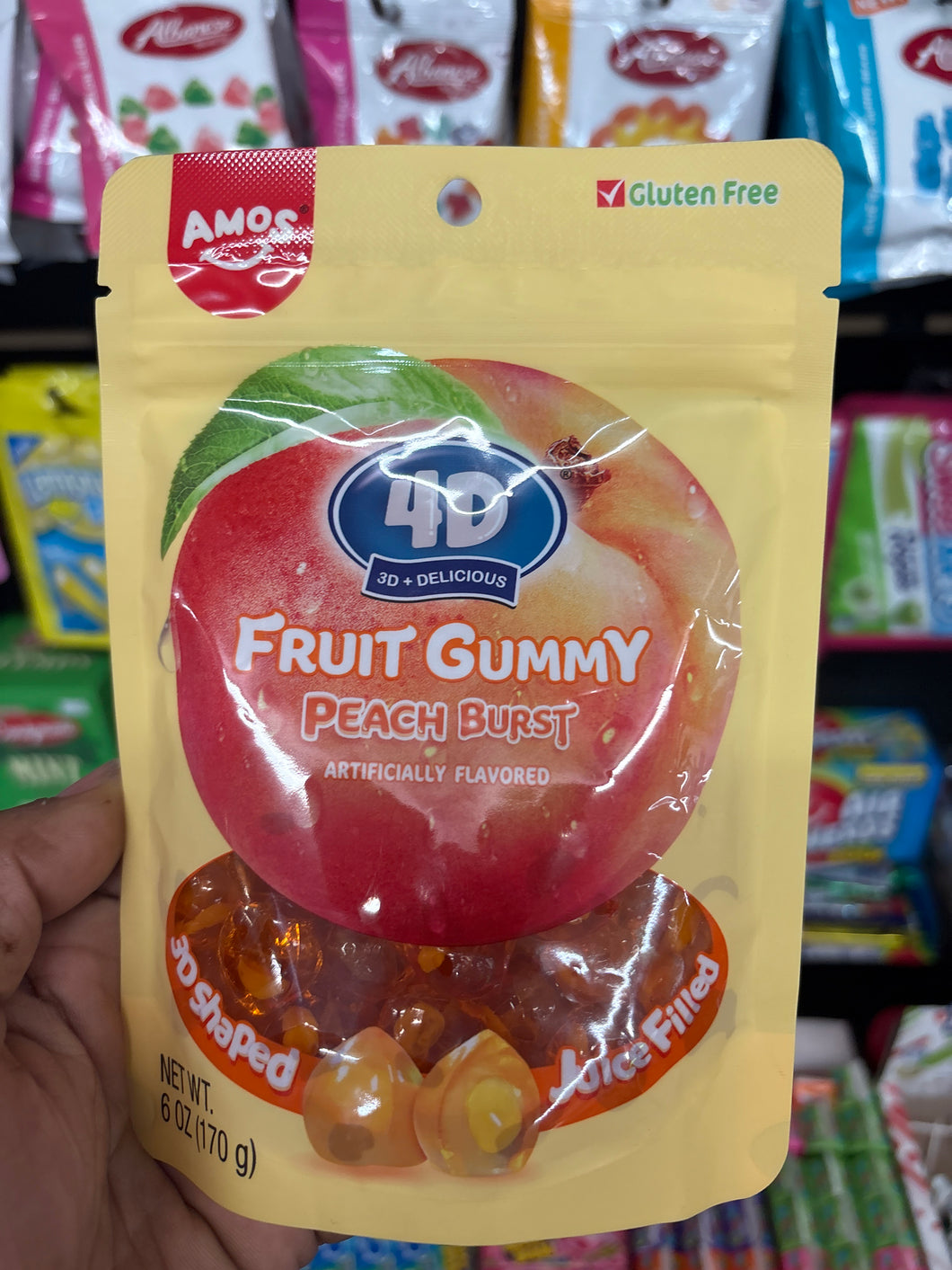 4D Fruit Gummy Peach Burst (USA)
