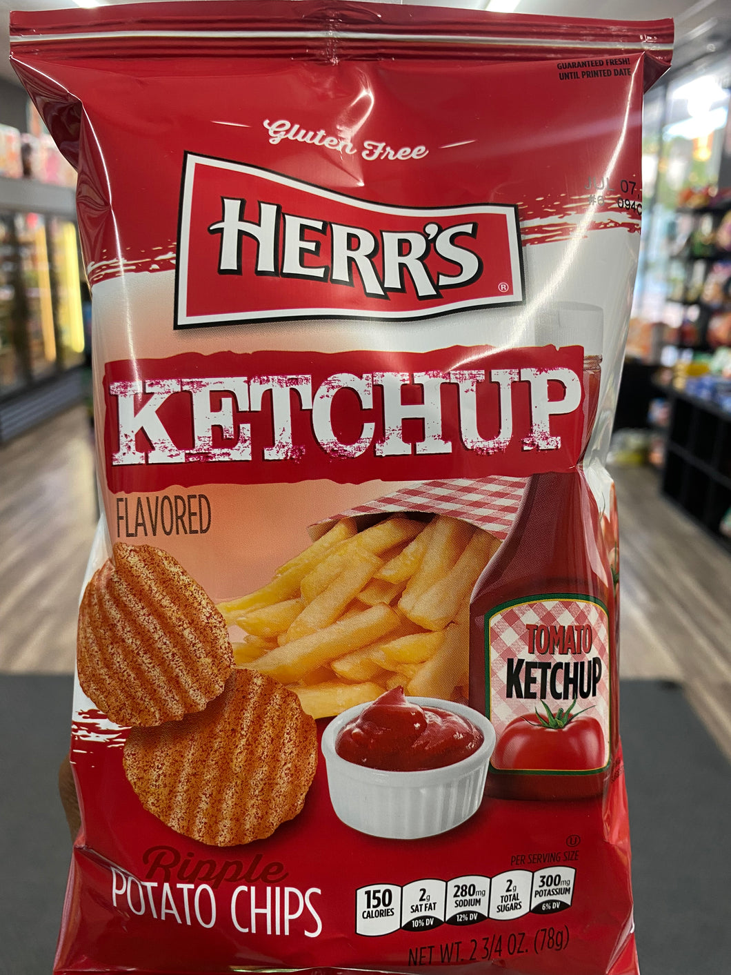 Herr’s Ketchup Potato Chips(USA)