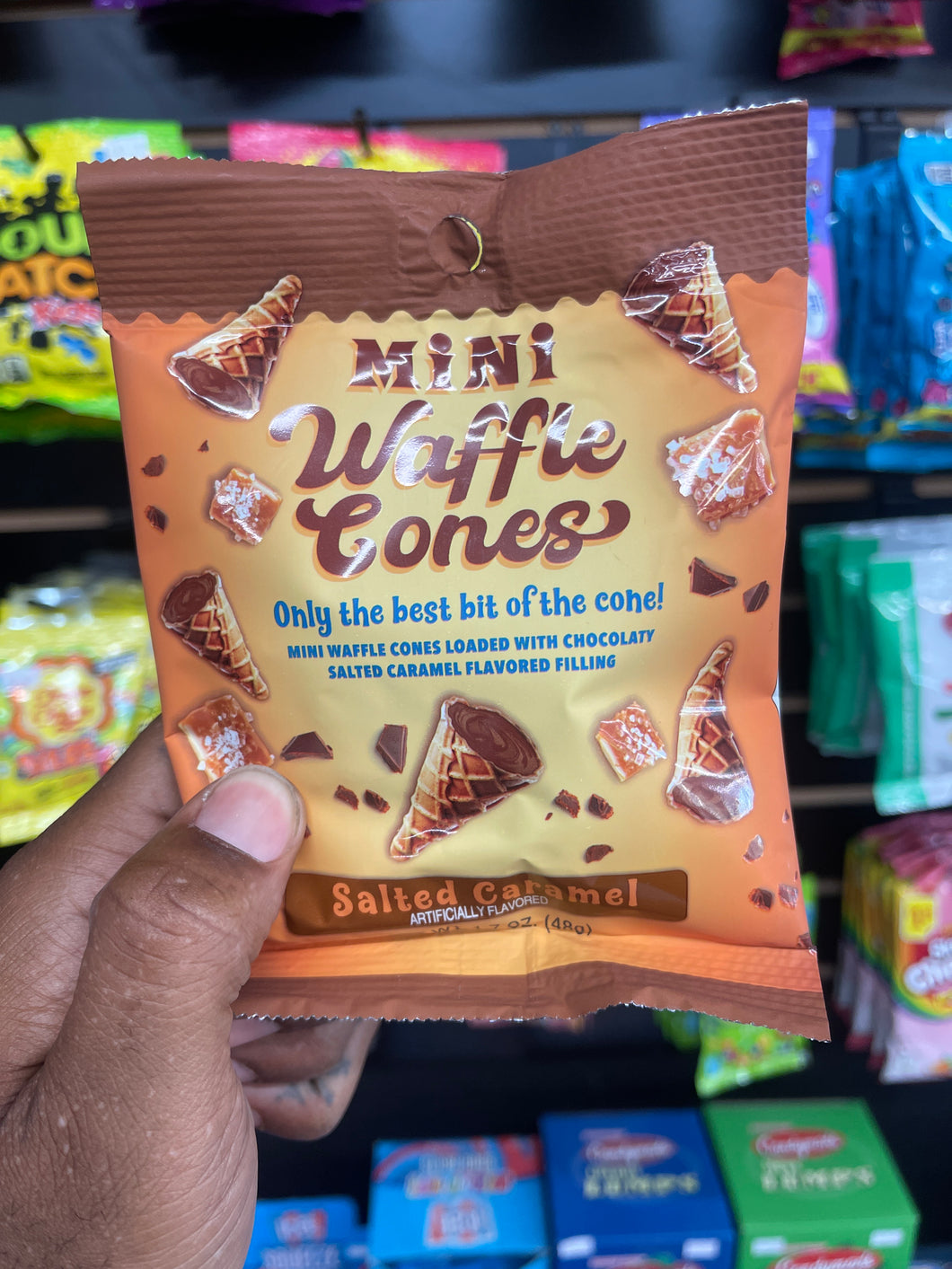 Mini Waffle Cones Salted Caramel (Turkey)