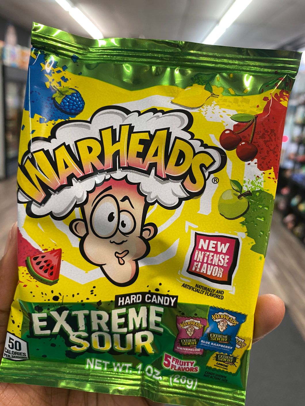 Warheads Hard Extreme Sour Candy (Mexico)