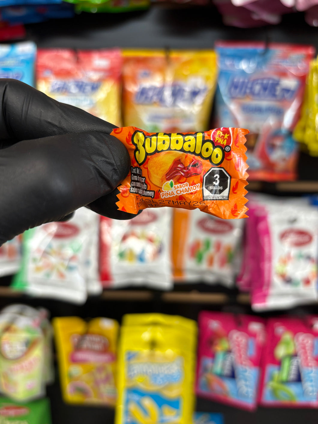Bubbaloo Pineapple Chamoy Gum (Mexico)