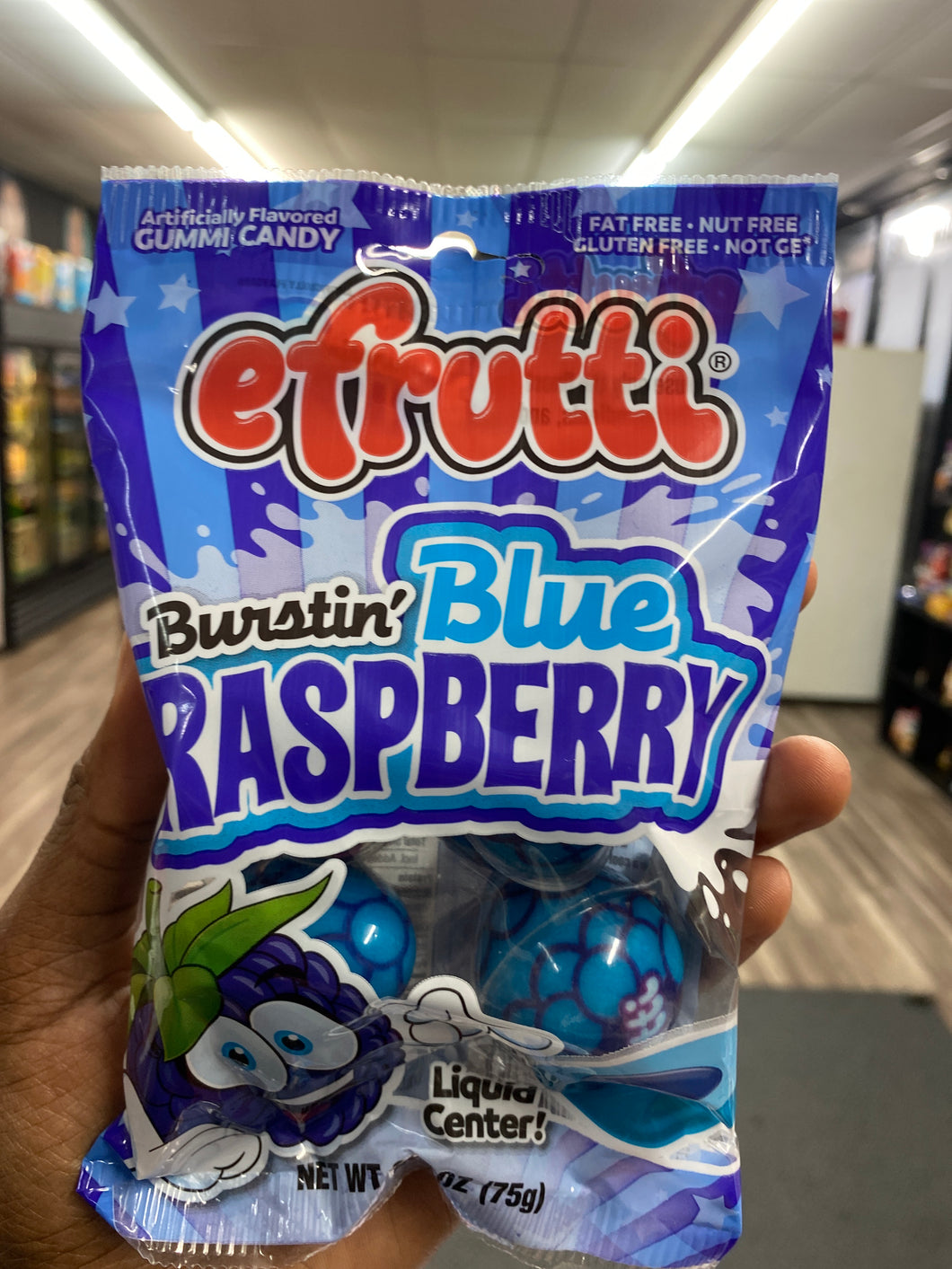 EFrutti Blue Raspberry Planet Gummi (Spain)