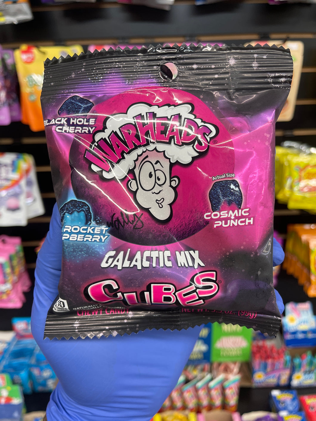 Warheads Galactic Mix Cubes (USA)