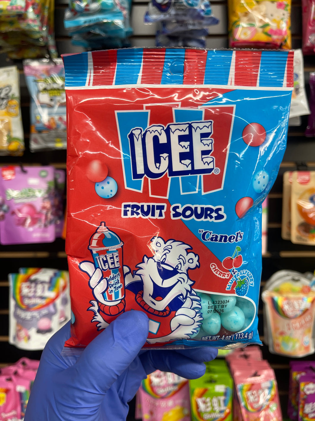 Icee Fruit Sours Cherry/ Blue Raspberry(USA)