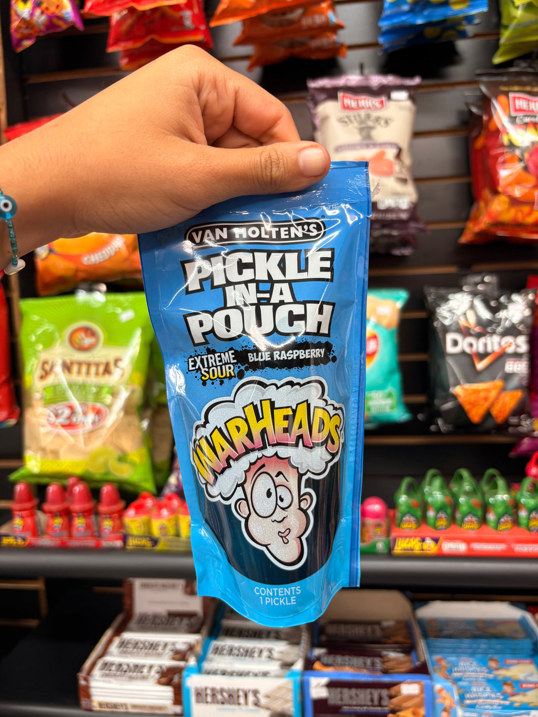 Van Holten’s Extreme Sour Blue Raspberry Pickle (USA)