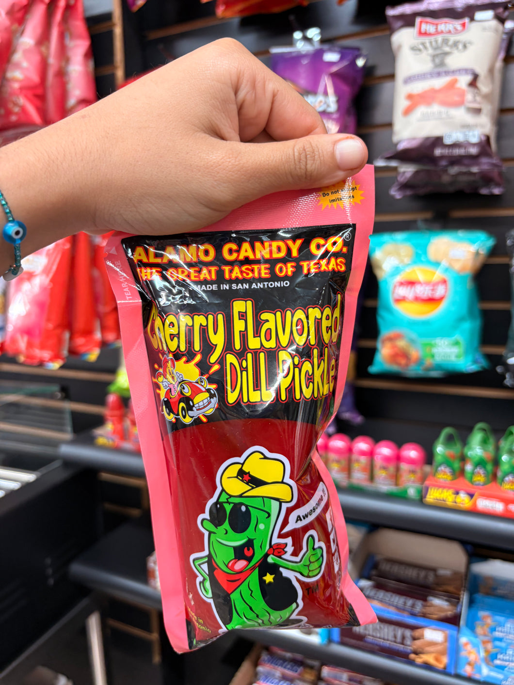 Alamo Candy Co. Cherry Flavored Dill Pickle(USA)