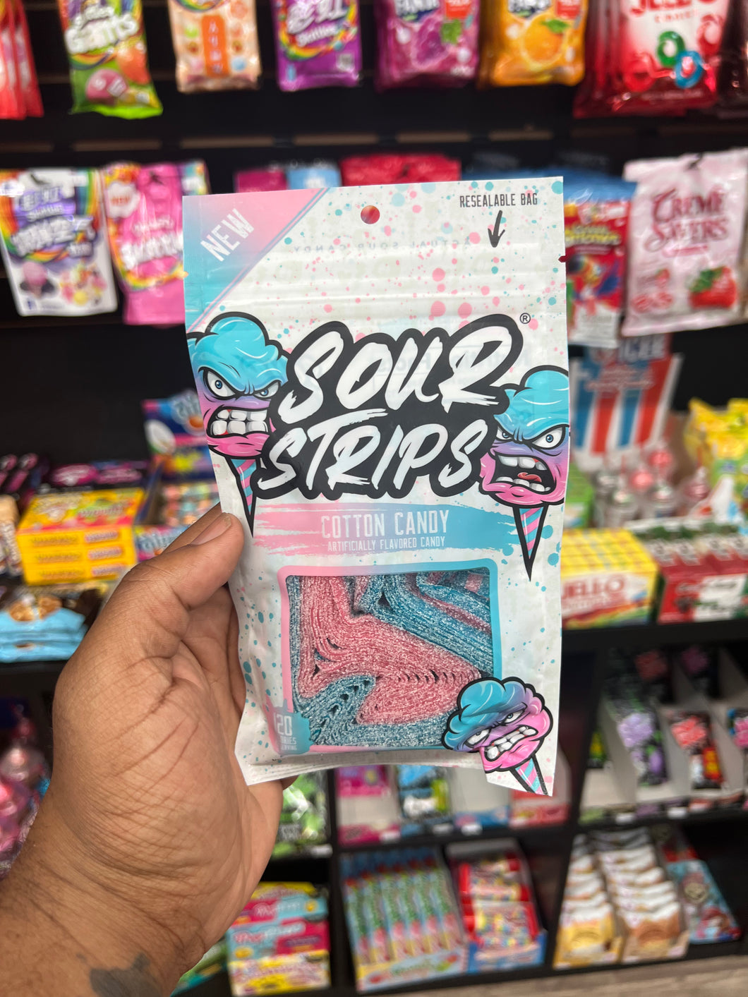 Sour Strips Cotton Candy (USA)