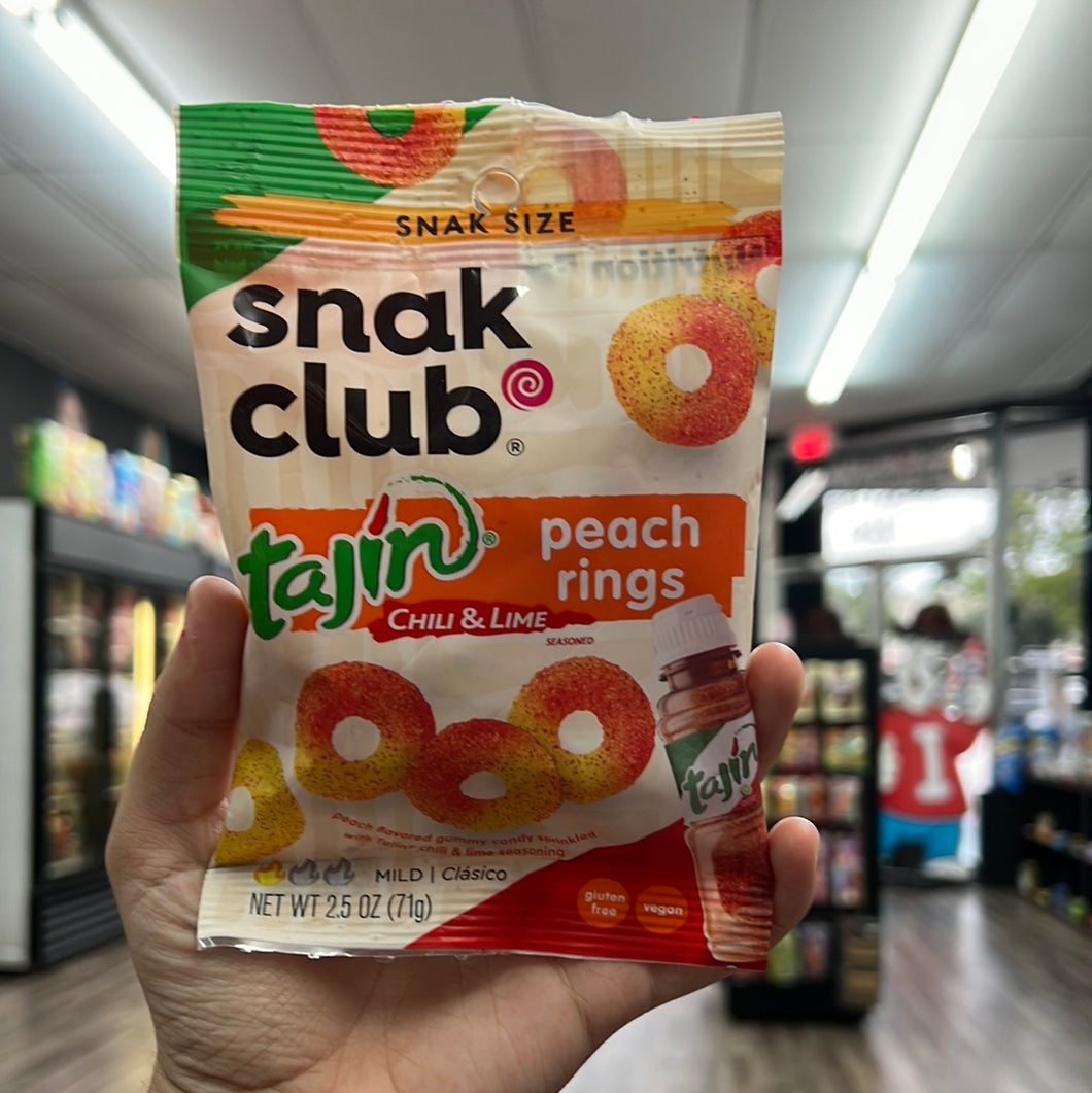 Snack Club Tajin Peach Rings (USA)