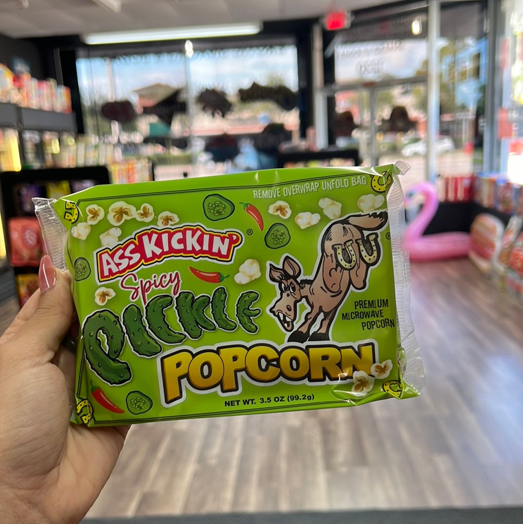 Ass Kickin’ Spicy Pickle Popcorn (USA)