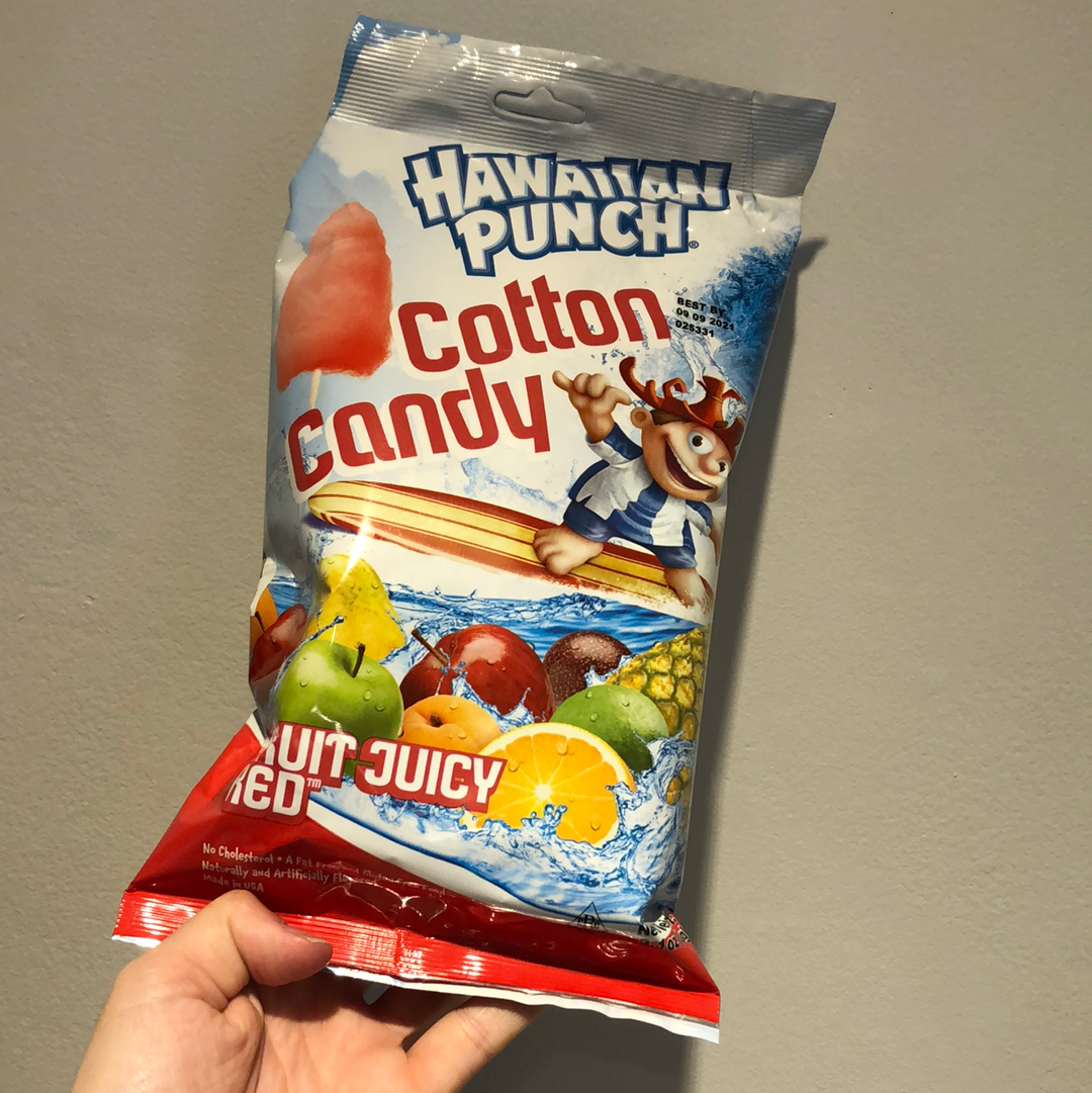 Hawaiian Punch Cotton Candy 3.1 oz Bag