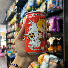 Load image into Gallery viewer, Ocean Bomb Street Fighter Ken Sparkling Tea Collectible Can
