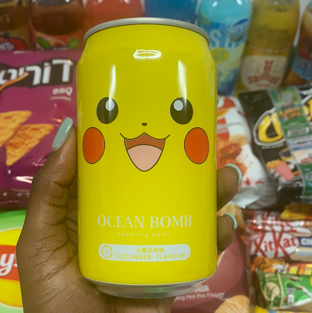 Ocean Bomb Cucumber Soda Pokémon Limited Edition