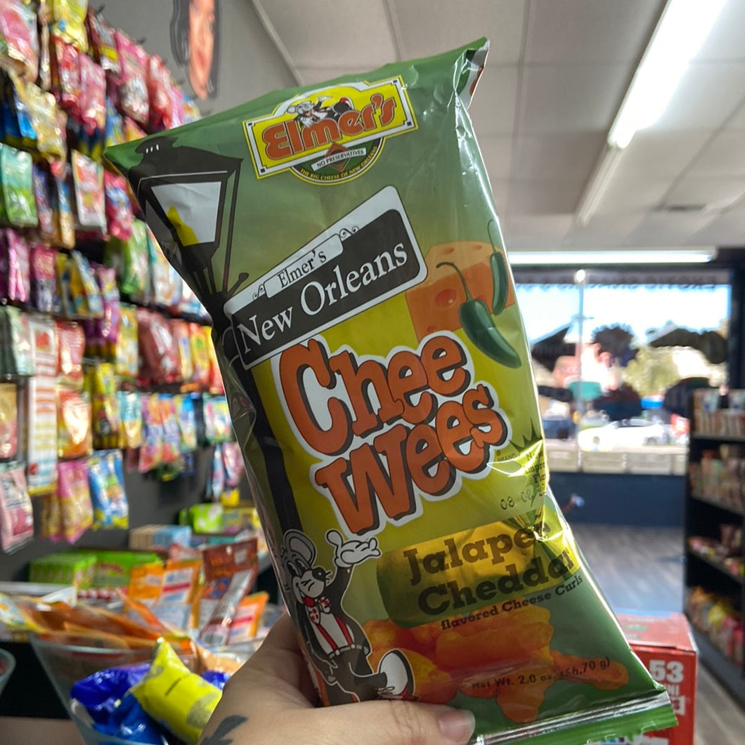 Chee Wees Jalapeño Cheddar Cheese Curls (New Orleans)