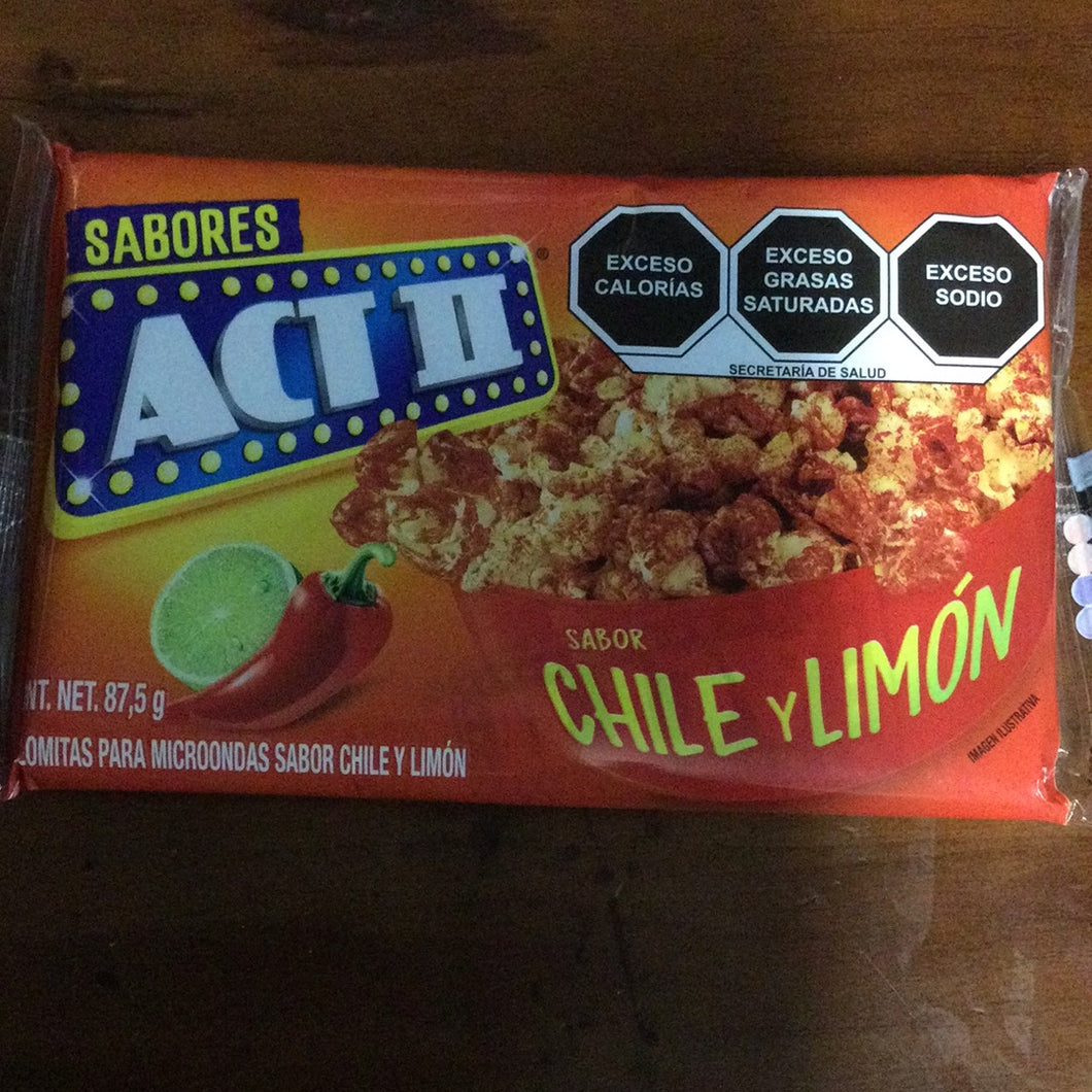ACT 2 Chile Y Limon Popcorn (Mexico)