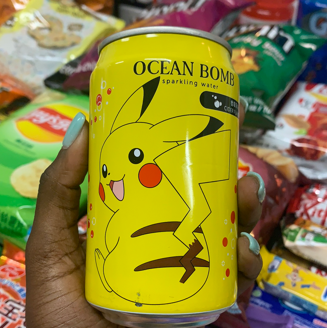 Ocean Bomb Cider Soda Pokémon Limited Edition (Taiwan)