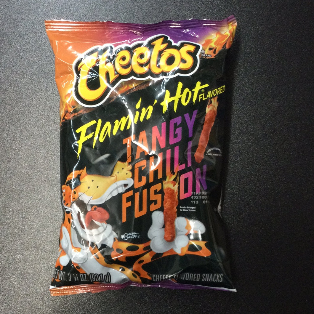 Cheetos Flamin’ Hot Tangy Chili Fusion (USA)