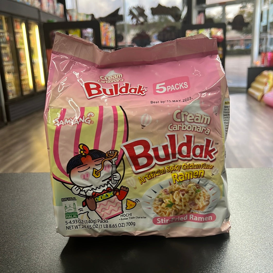 Samyang Buldak Spicy Cream Carbonara Ramen Pack (Korea)