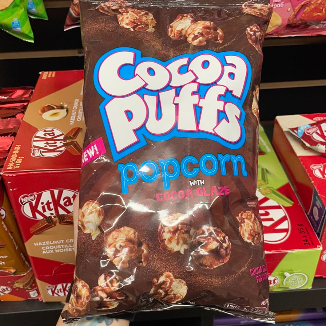 Cocoa Puffs with Cocoa Glaze Popcorn (United States)
