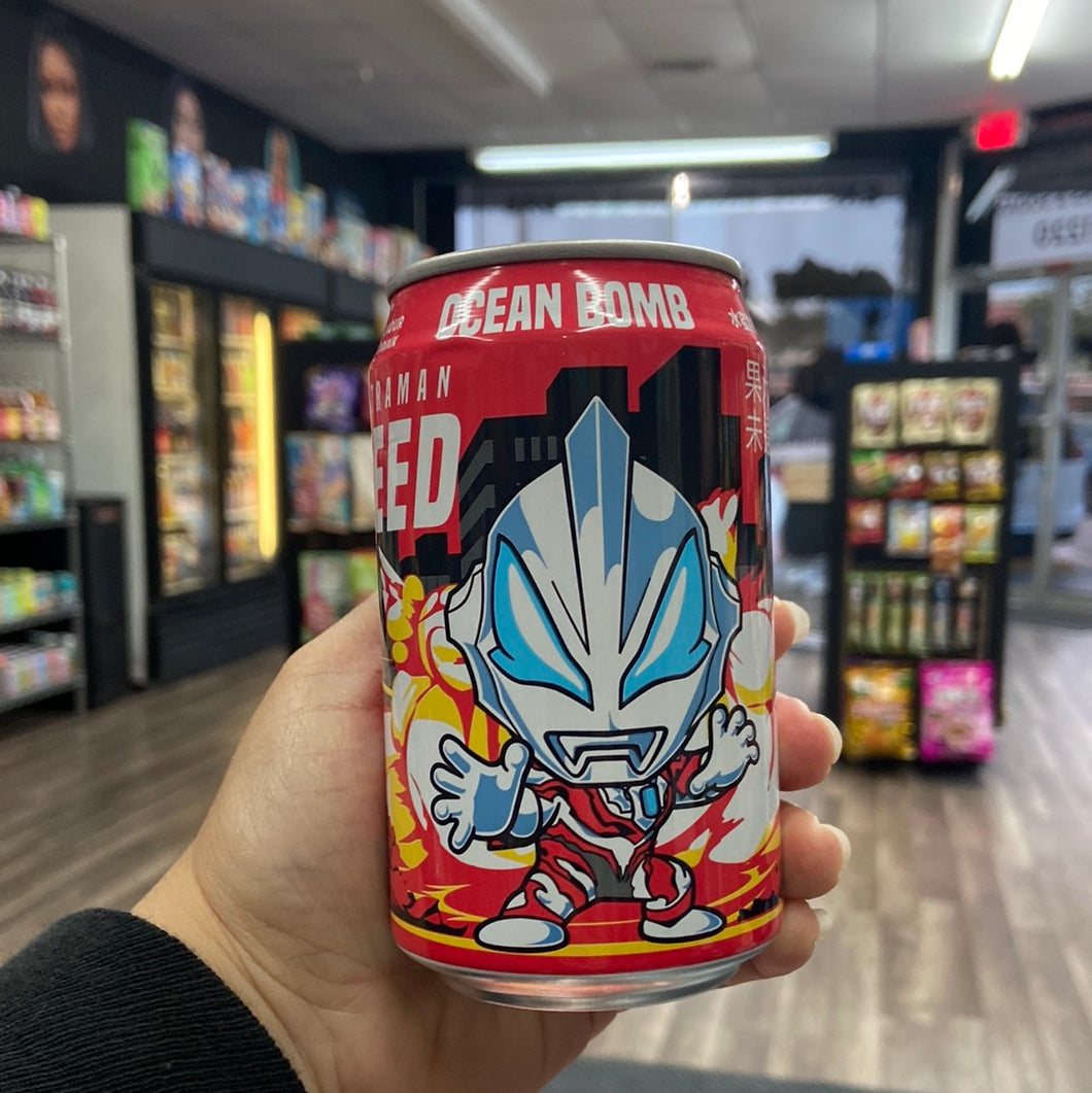 Ocean Bomb Yogurt Soda UltraMan Limited Edition (Taiwan)