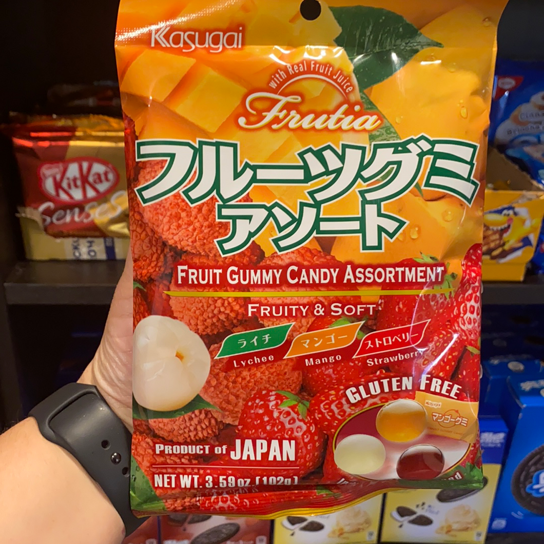 Kasugai Frutia 3 Flavor Gummies (Japan)