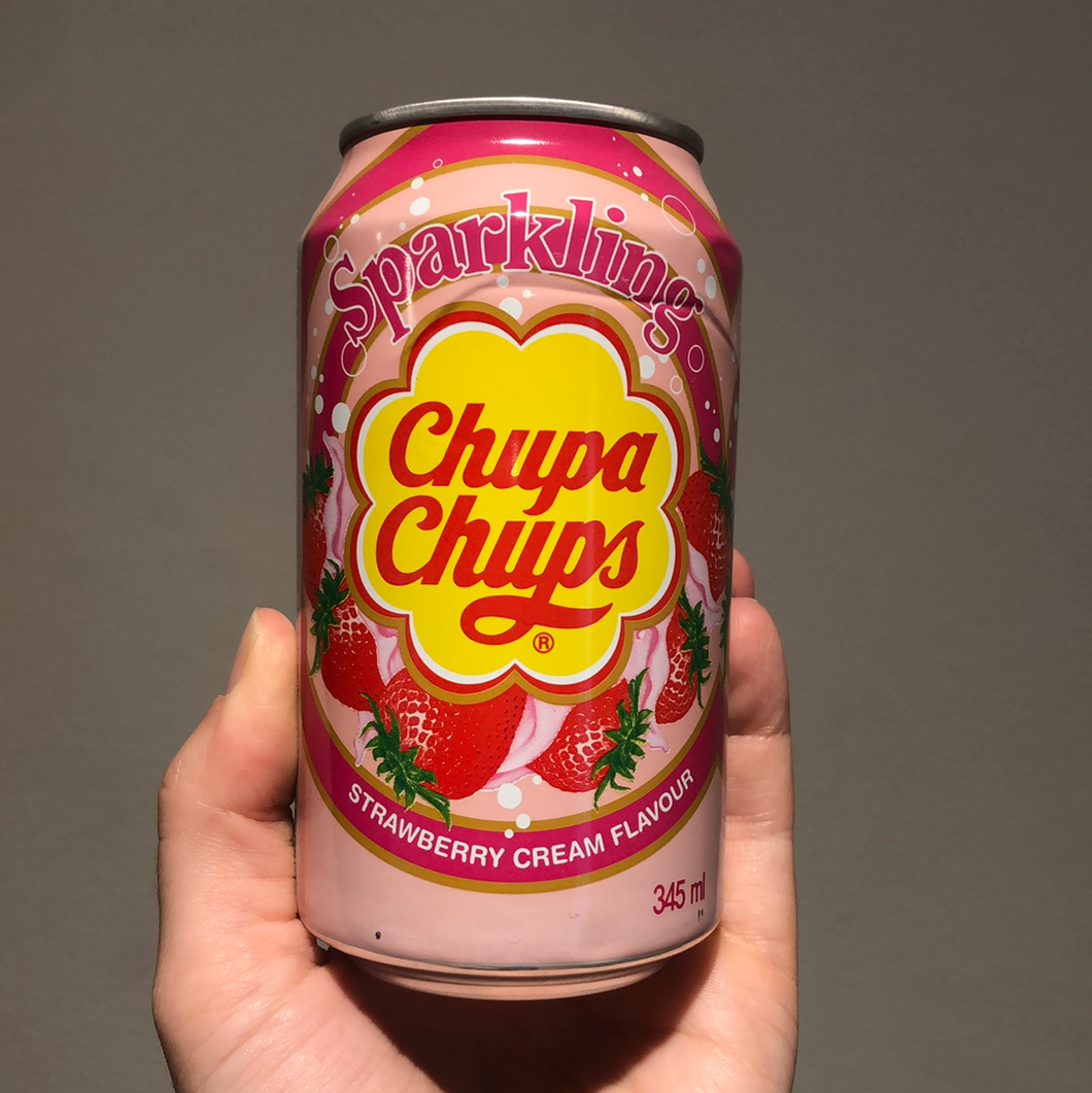Chupa Chups Strawberry Cream Soda (Korea)