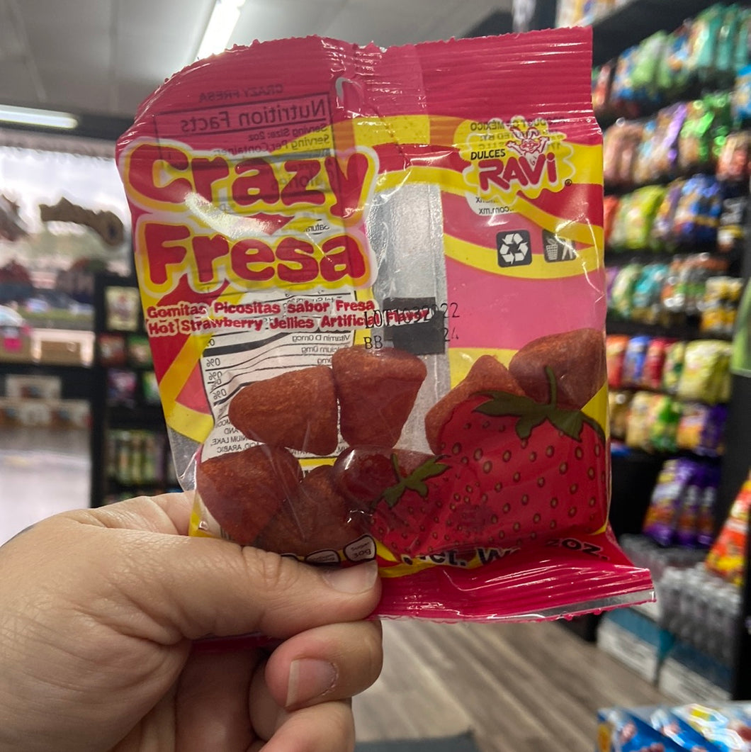 Crazy Strawberry Chili Gummies (Mexico)